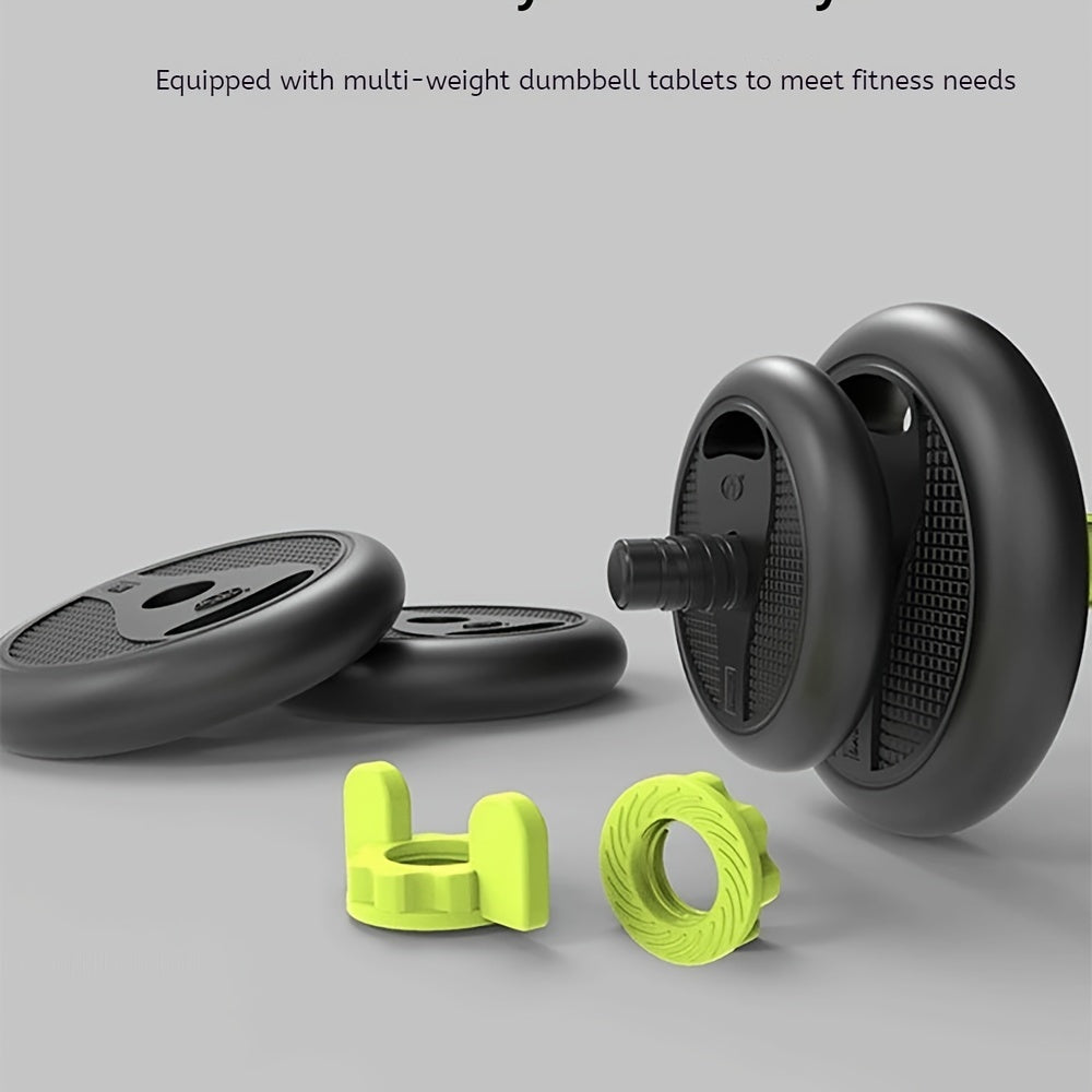 Full body strength training using adjustable home gym weights