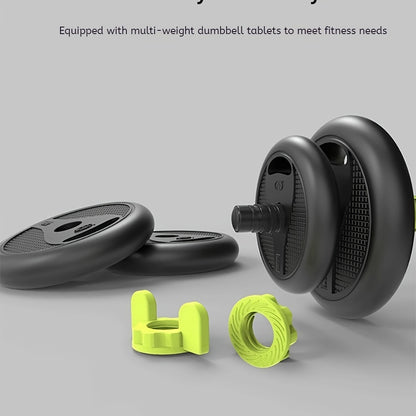 Full body strength training using adjustable home gym weights