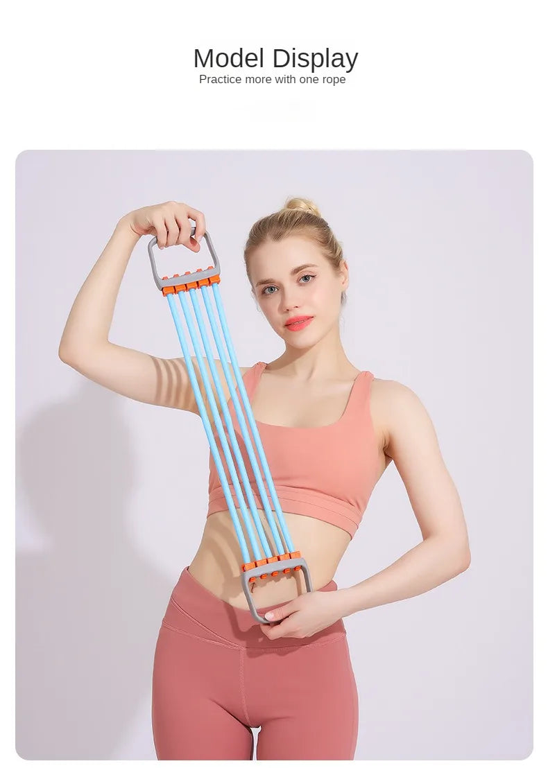 Full Body Warm-Up with Chest Expander and Shoulder Stretch Rope