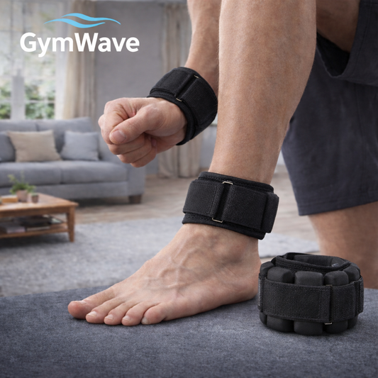 GymWave adjustable wrist and ankle weights for strength and cardio workouts