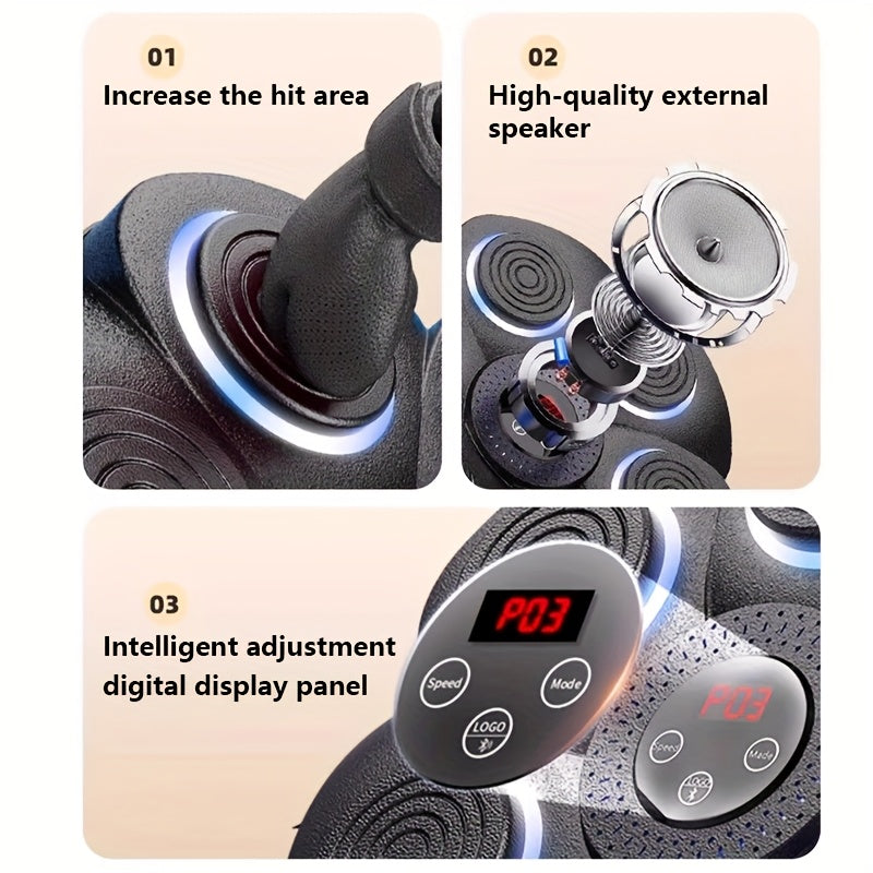 Electronic boxing training board by GymWave mounted on wall