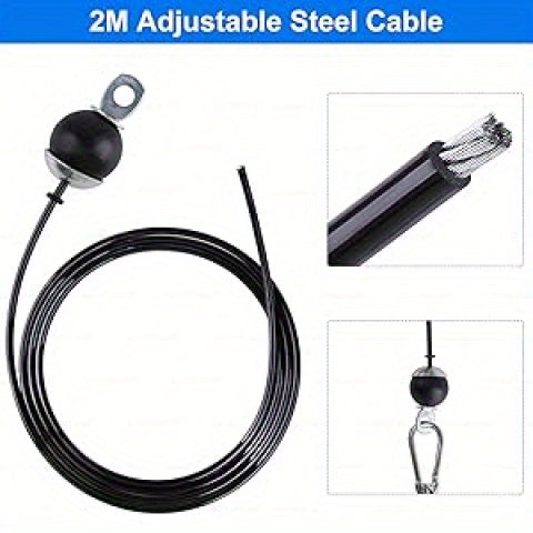 Adjustable full body pulley home training cable