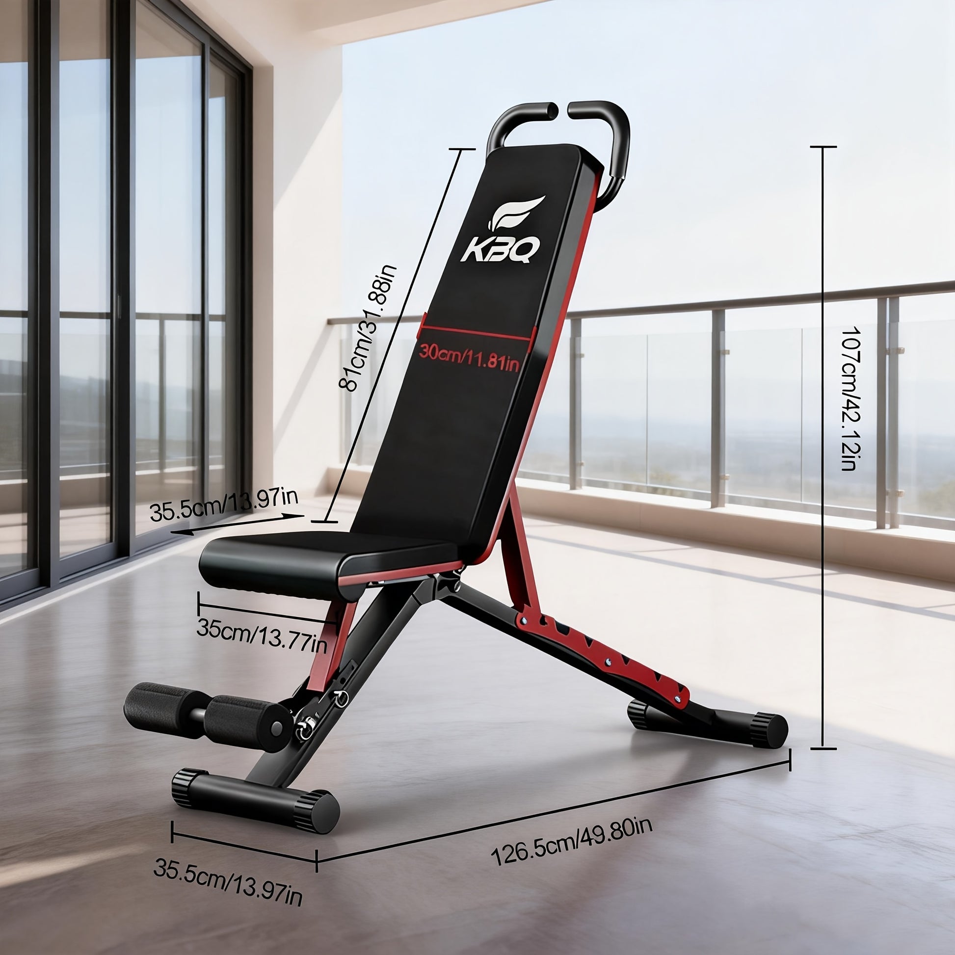 Size of a homegym bench