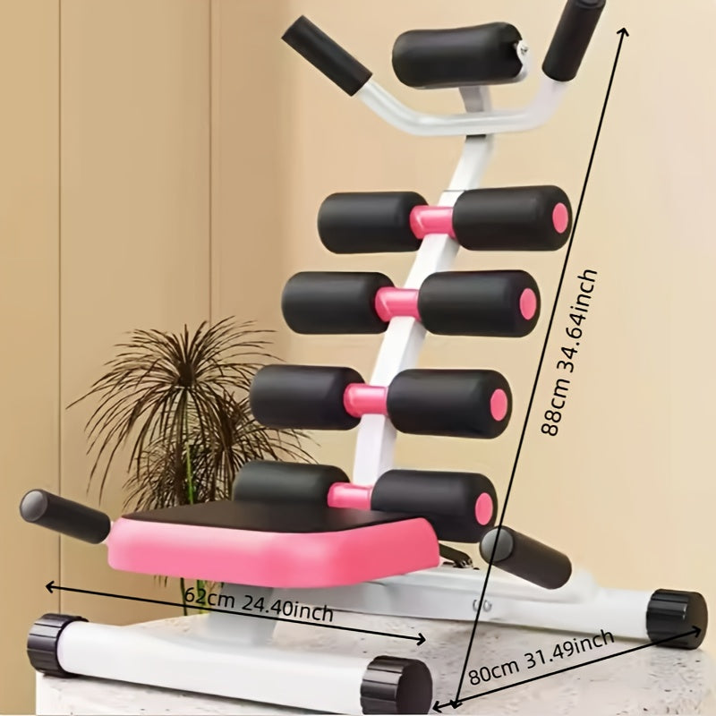 Side view of GymWave Lumbar Spine Reliever showing lumbar support rollers