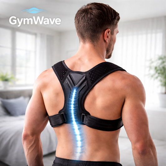 GymWave posture corrector providing back support and alignment