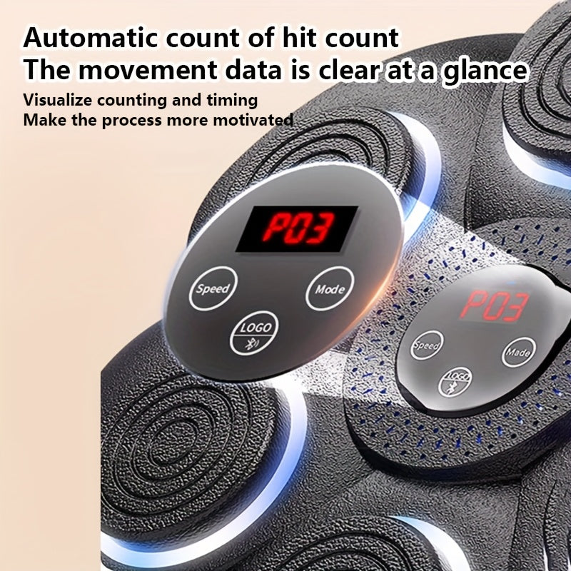 Indoor reaction training equipment by GymWave on a wall with a hit counter