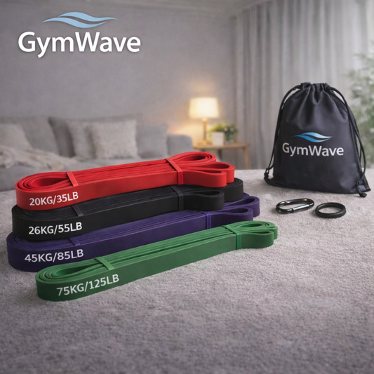 GymWave resistance bands set for full body workouts at home