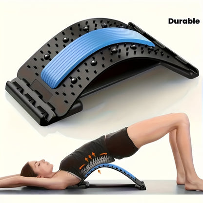 GymWave spine stretch back support device designed for lower back relief
