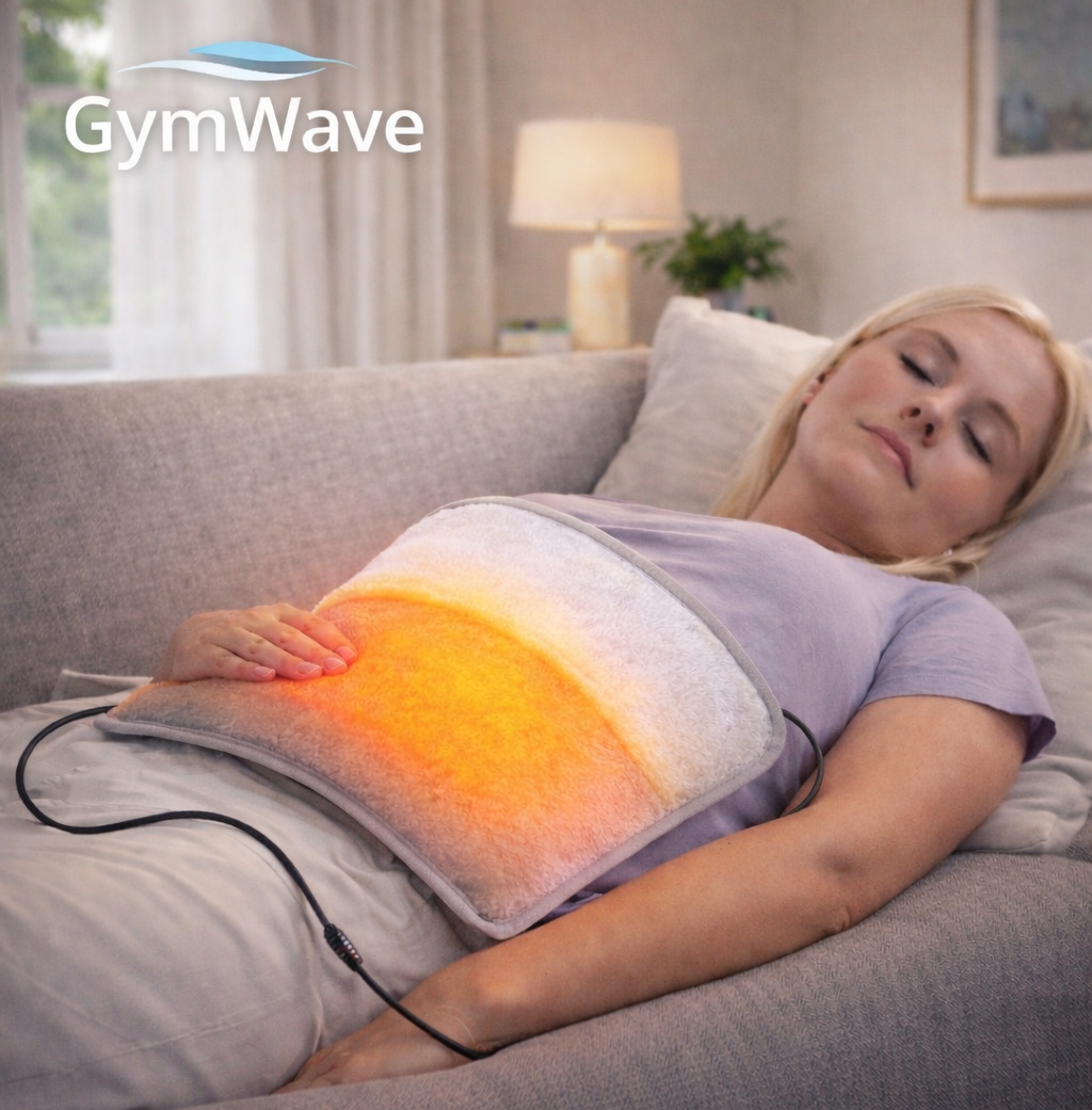 GymWave USB heating pad for muscle relaxation and pain relief