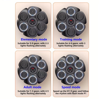 Wall boxing trainer with different modes that makes it effective for every level