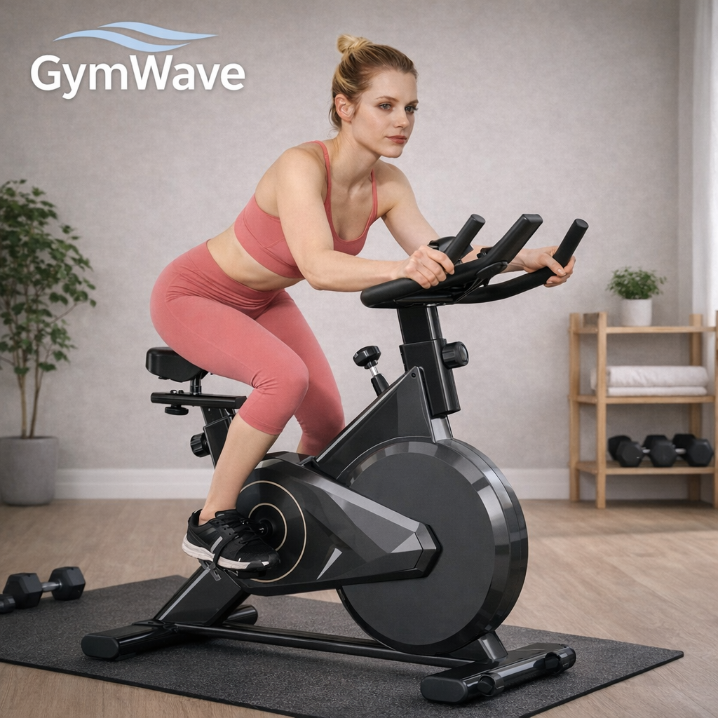 Home Fitness Magnetic Control Silent Exercise Bike