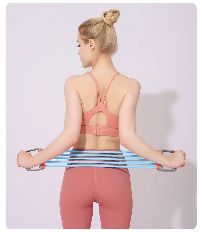 Home Strength Training with Chest Expander Rope