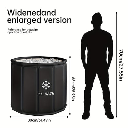 Full body hot and cold therapy bathtub for muscle relaxation and wellness