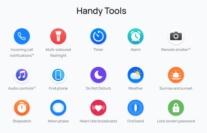 Huawei Band 10 smartwatch comes with a lot of handy tools to use