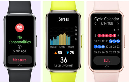 Huawei Band 10 health monitoring heart rate tracking and stress levels