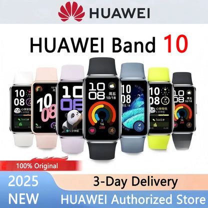 Huawei Band 10 Smartwatch 2025 with health and sleep tracking