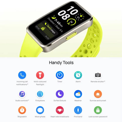 Huawei Band 10 fitness smartwatch front display view