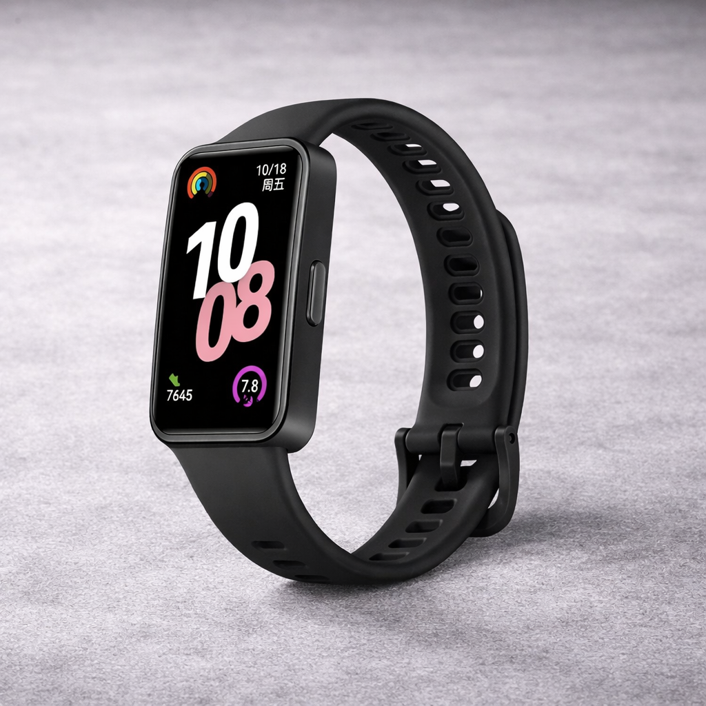 Huawei Band10 smartwatch in black for heart rate and step tracking