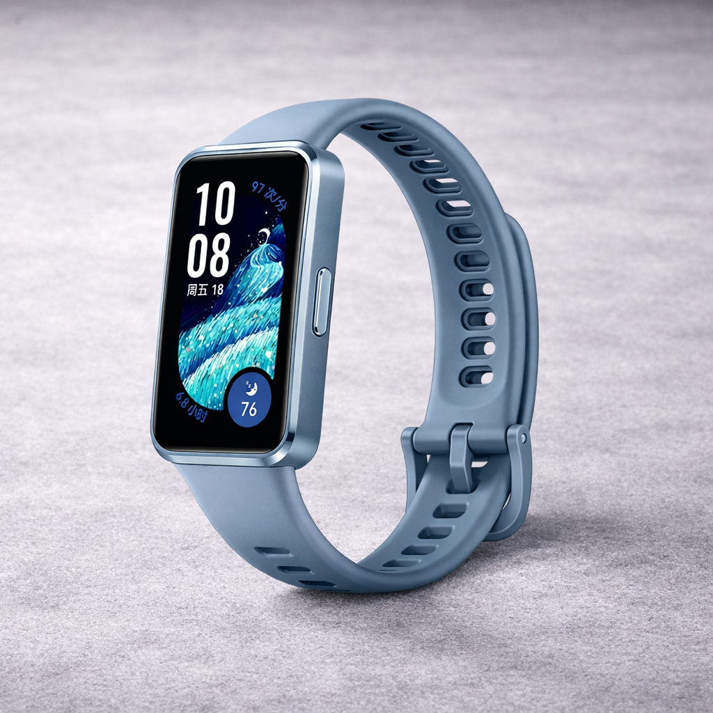 Huawei Band10 smartwatch in blue for daily activity monitoring
