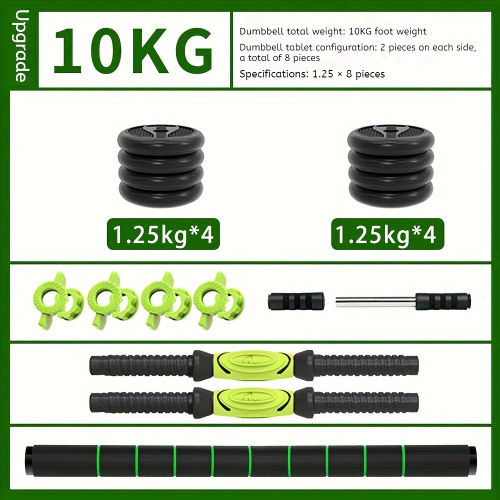 Kettlebell swing exercise using plastic kettlebell weight 10kg