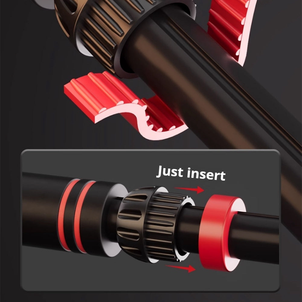 Close-up of non-slip grips on GymWave Ladder Pull Up Bar