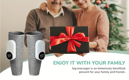 leg recovery massager lifestyle product photo for relaxation after workouts