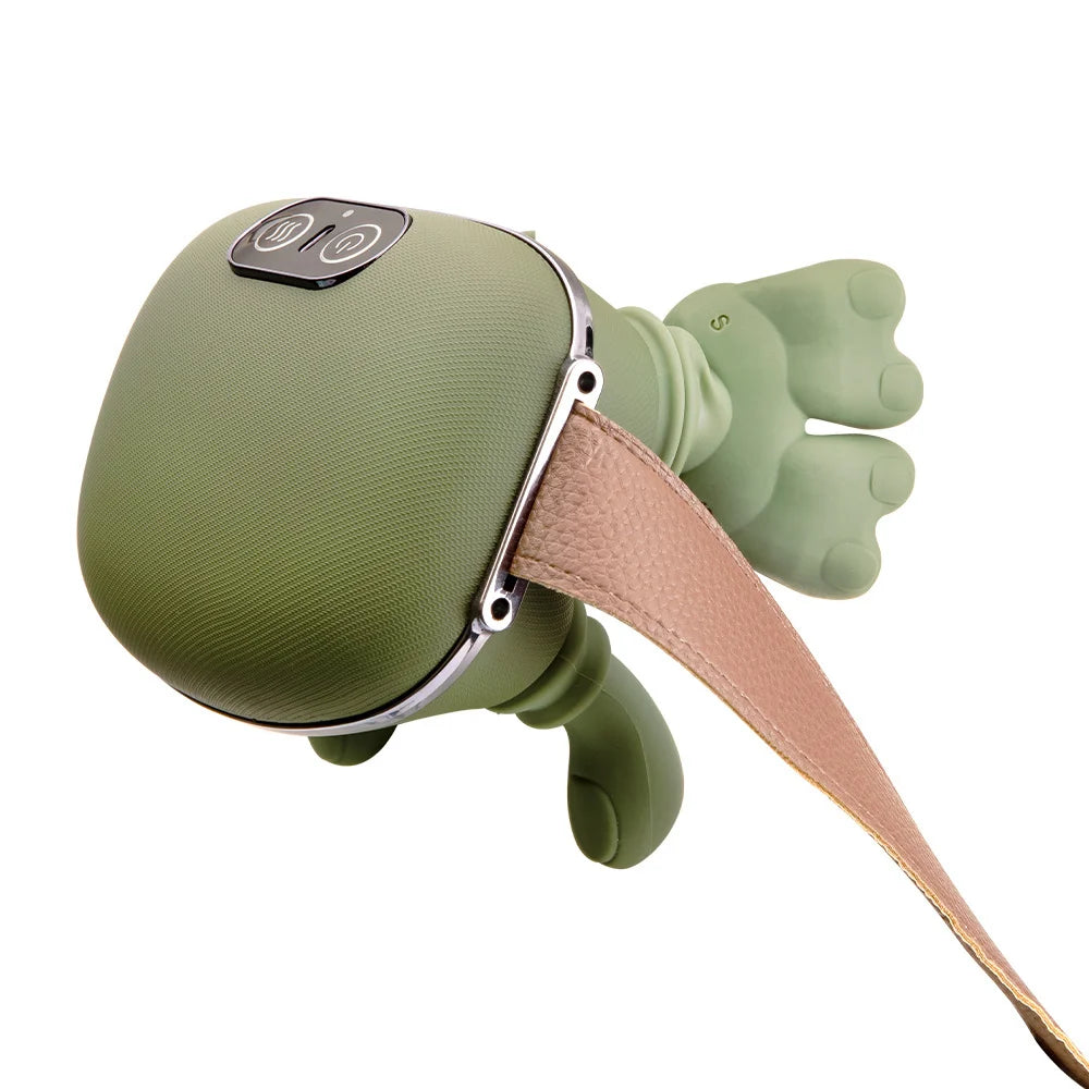 Multi-angle view highlighting the flexibility of the electric neck massager