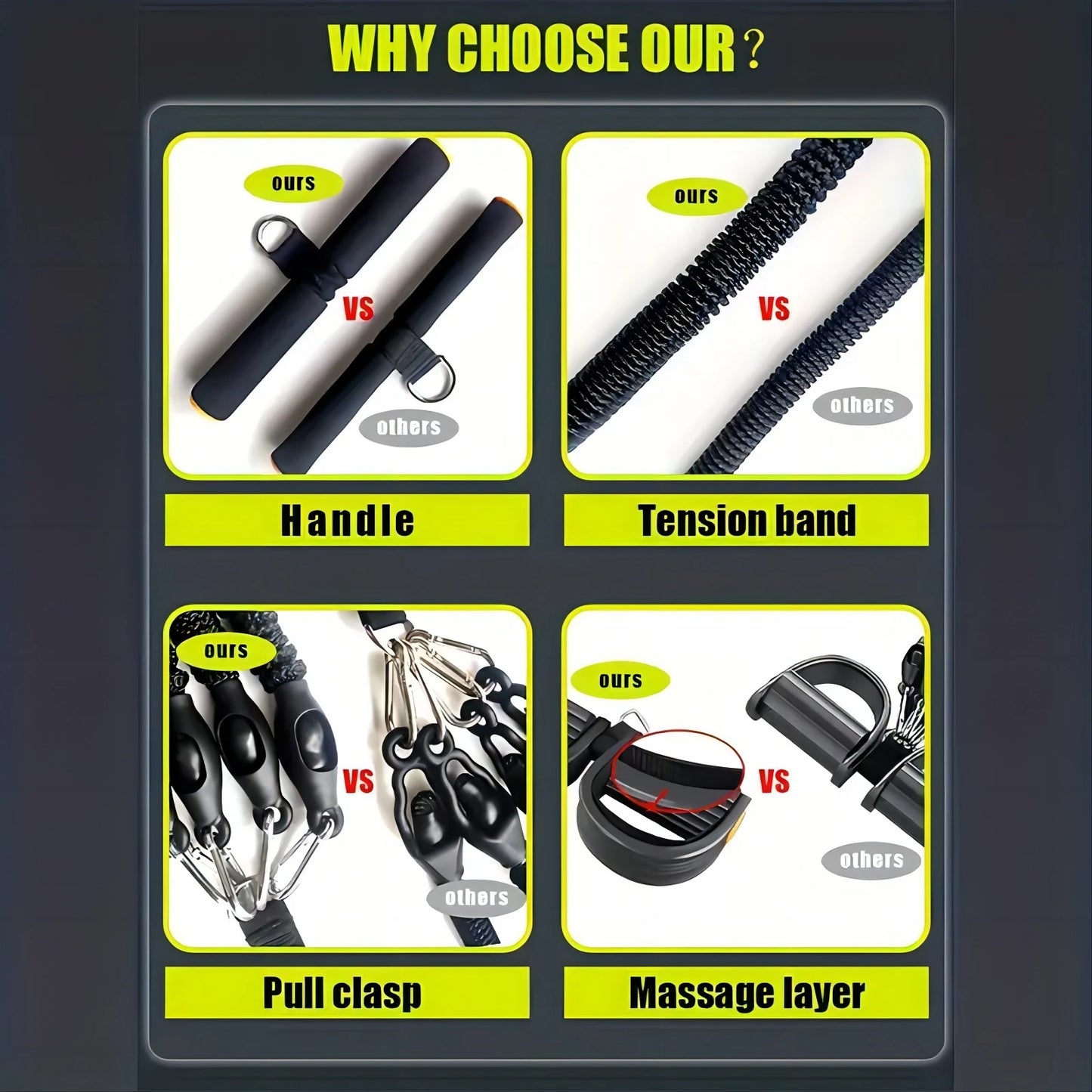 High quality foot pedals on pedal resistance rope puller