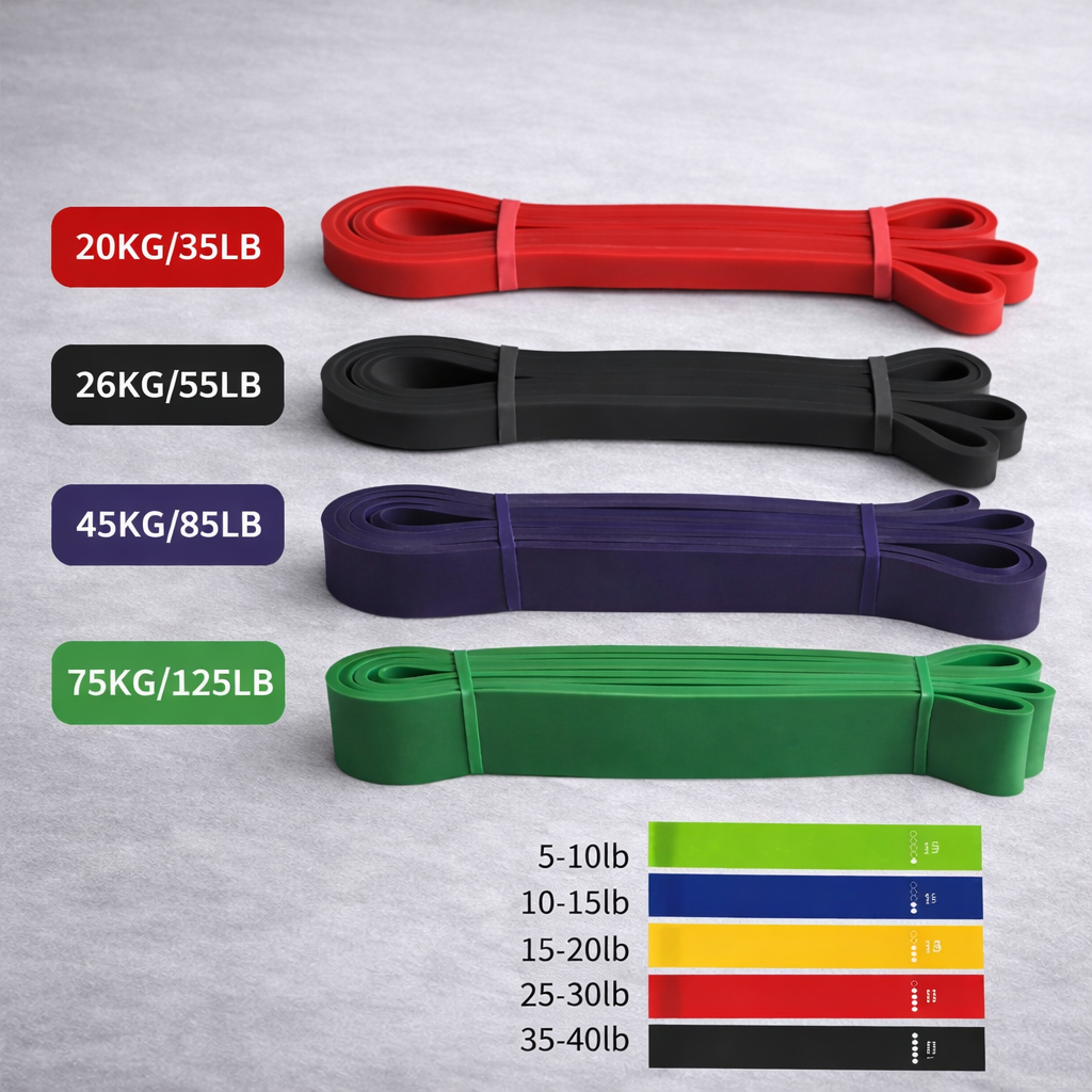 Advanced pilates resistance bands set of 10