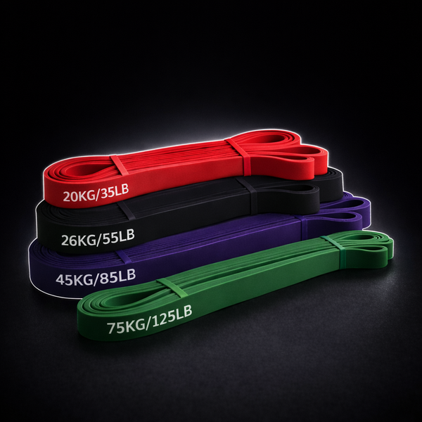 Pilates resistance bands made from premium latex designed for strength training, stretching, and muscle toning, offering versatile resistance levels to support full-body workouts, flexibility exercises, and home fitness routines.