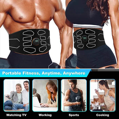 Portable EMS abs stimulator designed for home fitness