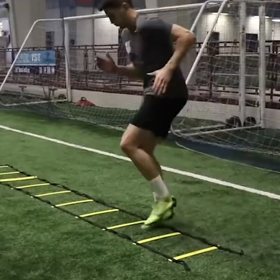 Agility ladder for speed, footwork, and coordination training in home or gym workouts