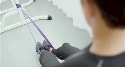 Pilates resistance bands premium latex set for strength and flexibility training