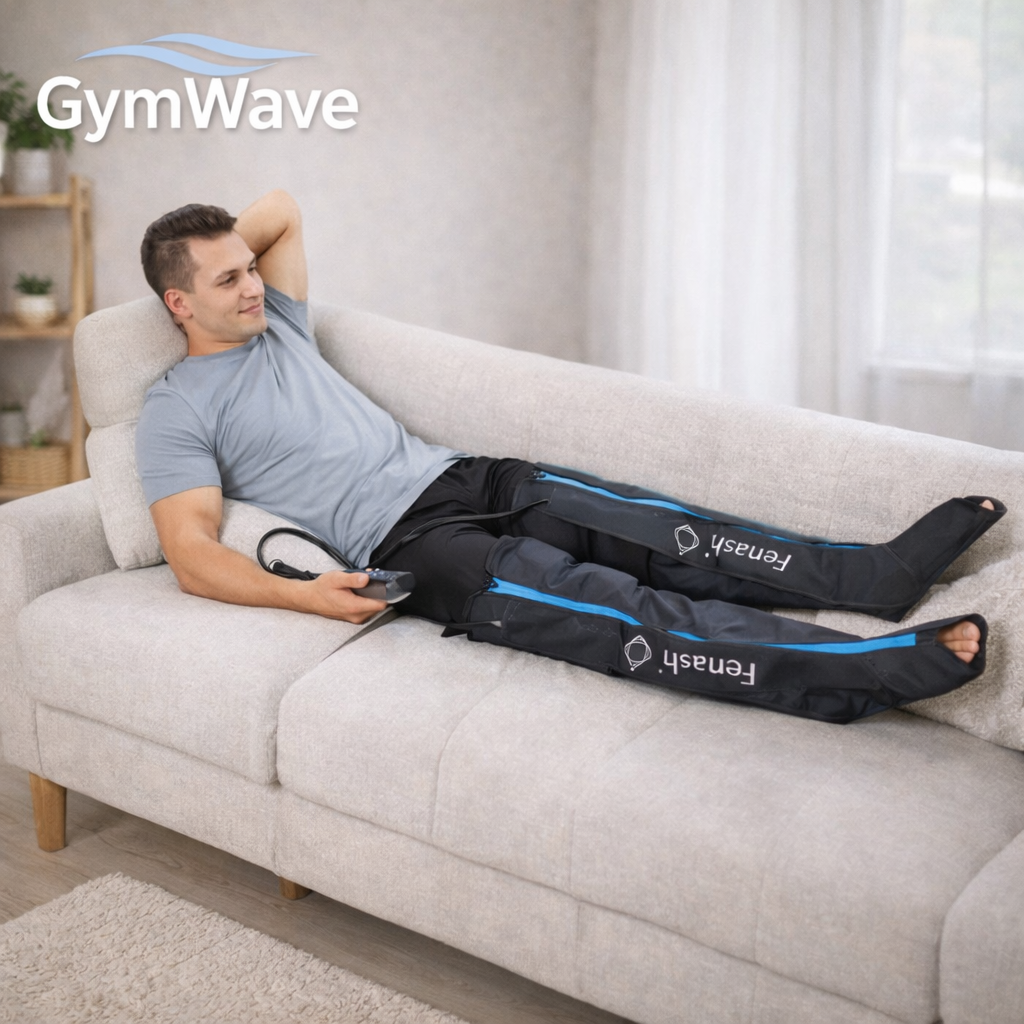 Professional leg compression massager full system with dynamic air pressure technology