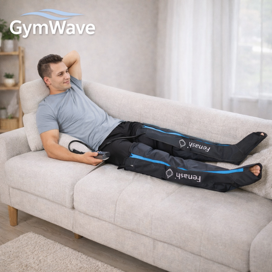 Professional leg compression massager full system with dynamic air pressure technology