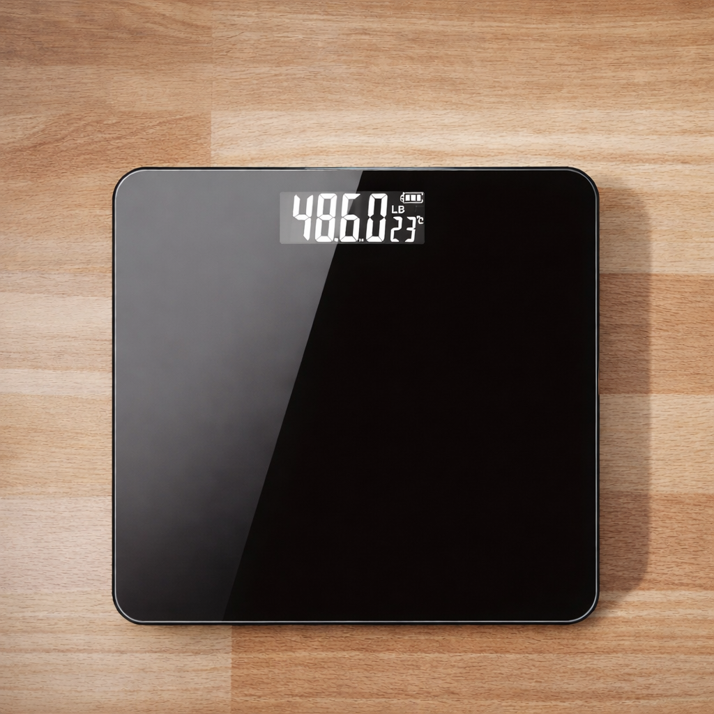 Close-up detail of high precision scale surface