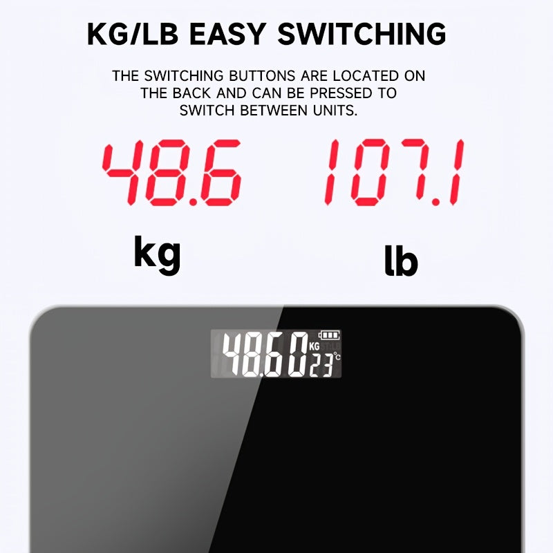 Scale with kg/lb easy switching