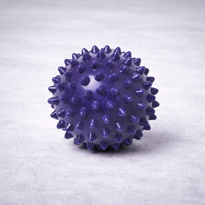 Purple spiked massage ball for recovery