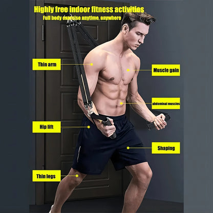 Stretching and flexibility exercises with pedal resistance band