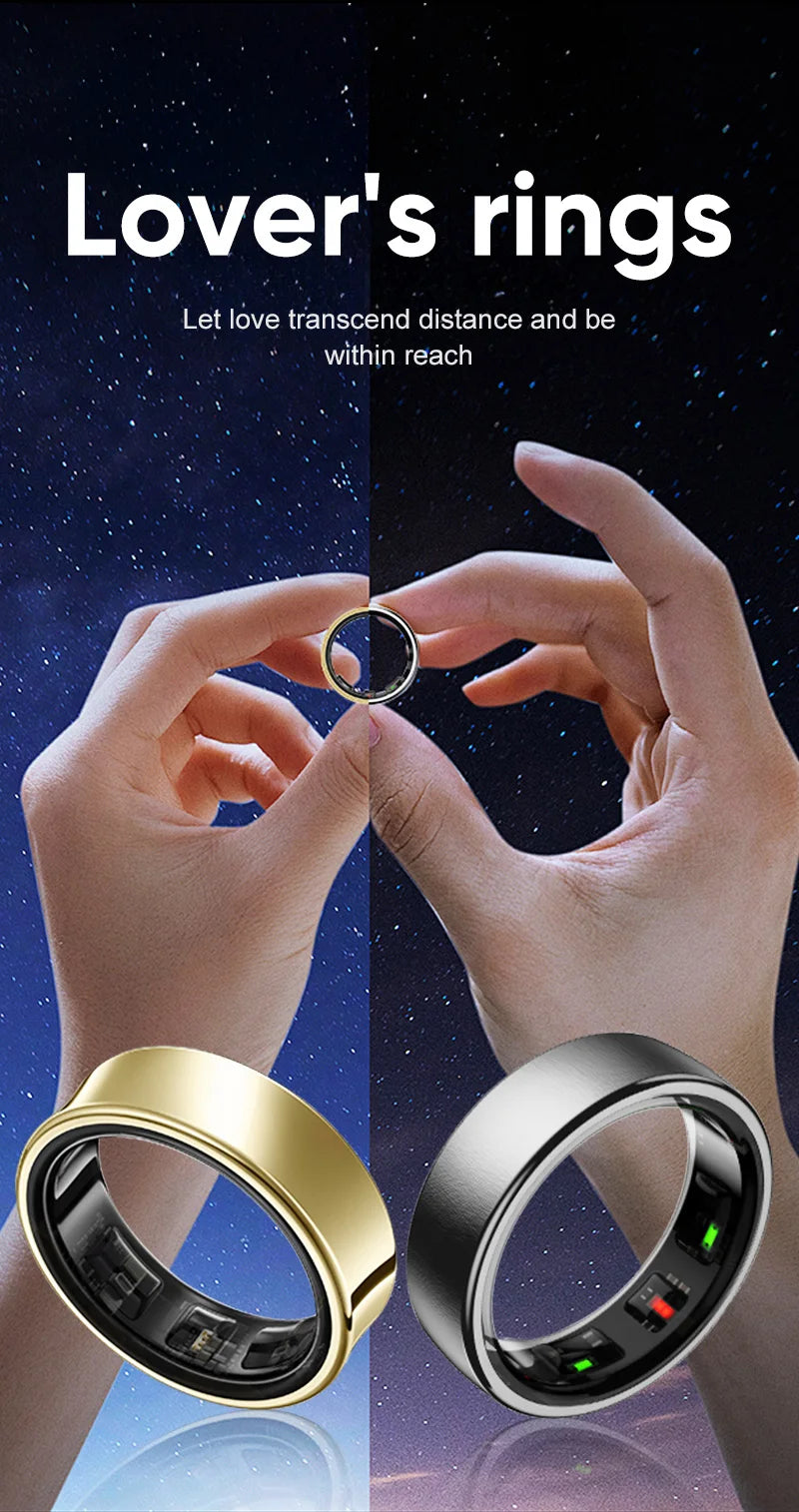 Smart ring for lovers worn by both genders