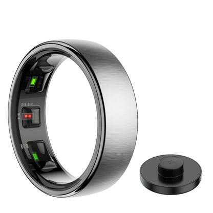 Silver smart ring high technology