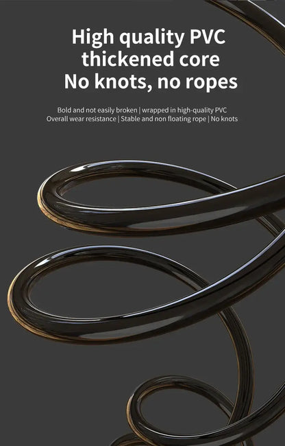 Digital jump rope with high quality PVC core