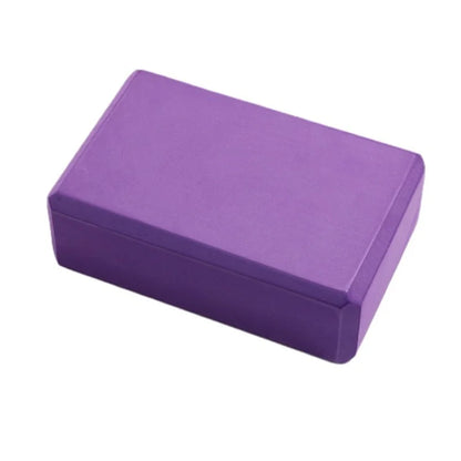 Pink yoga block